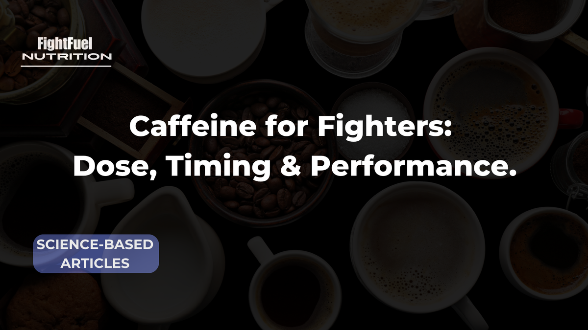 Caffeine for Fighters: Does It Actually Improve Combat Sports Performance?